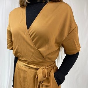 SHEIN Jumpsuit in Camel NEW W/O TAGS
